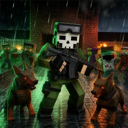 Biểu tượng Blocky SWAT Zombie Survival